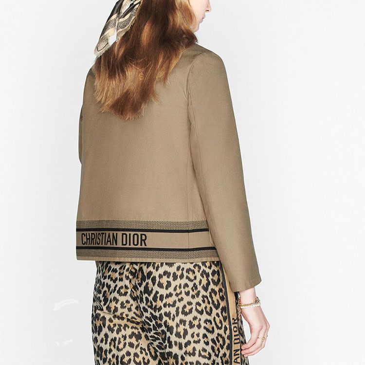 Dior Dior Cotton Blend Logo Trim Jacket Size 38 Size S / US 4 / IT 40 - 9 Thumbnail