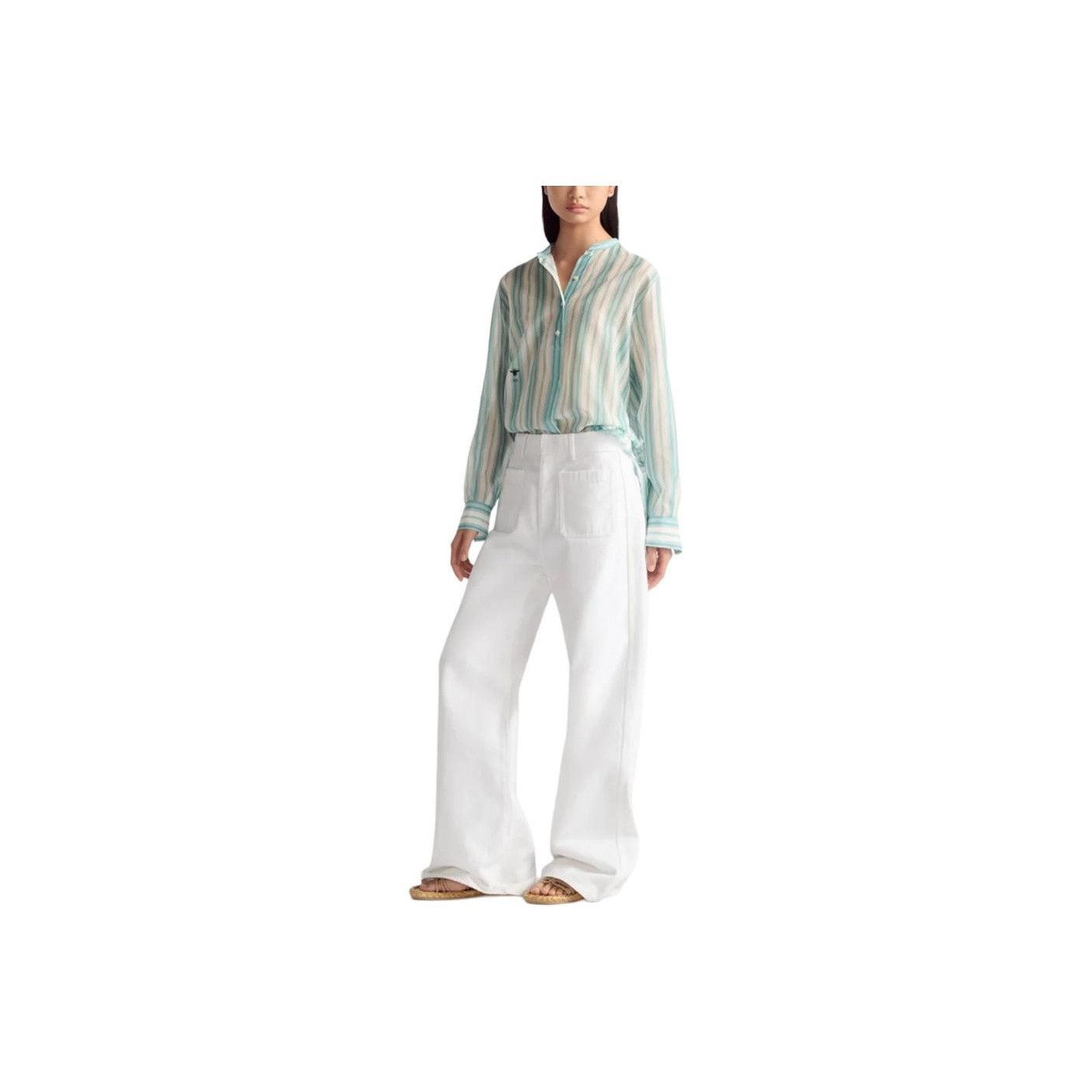 Dior Dior Striped Bee Button Up Shirt Size 34 Size XS / US 0-2 / IT 36-38 - 8 Thumbnail