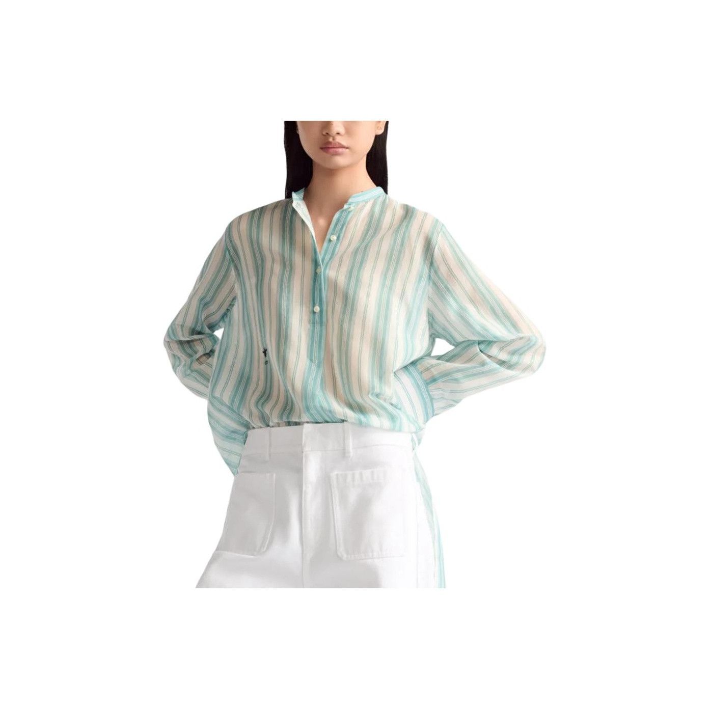 Dior Dior Striped Bee Button Up Shirt Size 34 Size XS / US 0-2 / IT 36-38 - 7 Thumbnail