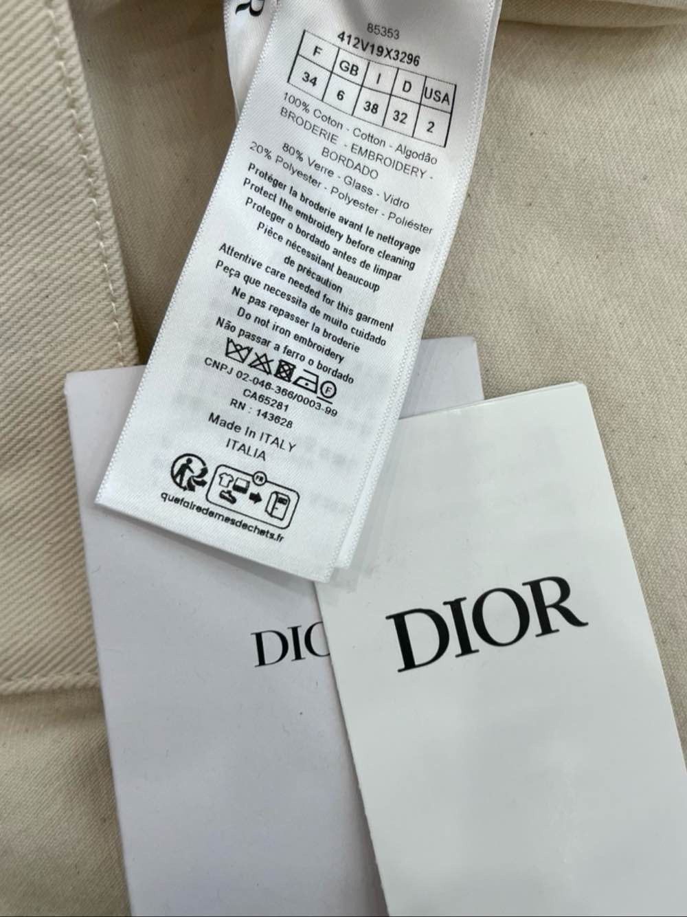 Dior Dior Butterfly Embroidery Vest Size 34 Size XS / US 0-2 / IT 36-38 - 5 Thumbnail