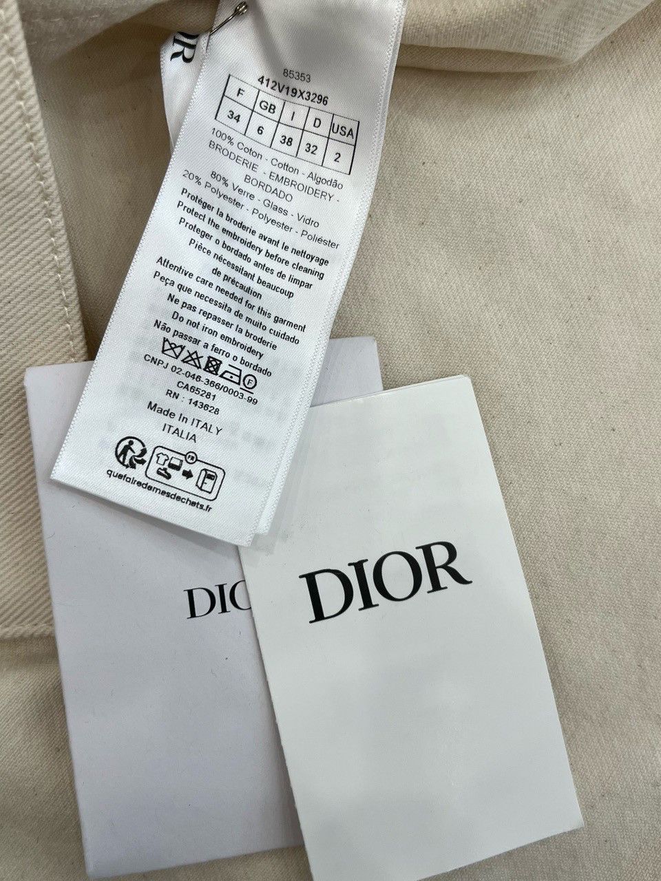 Dior Dior Butterfly Embroidery Vest Size 34 Size XS / US 0-2 / IT 36-38 - 4 Thumbnail