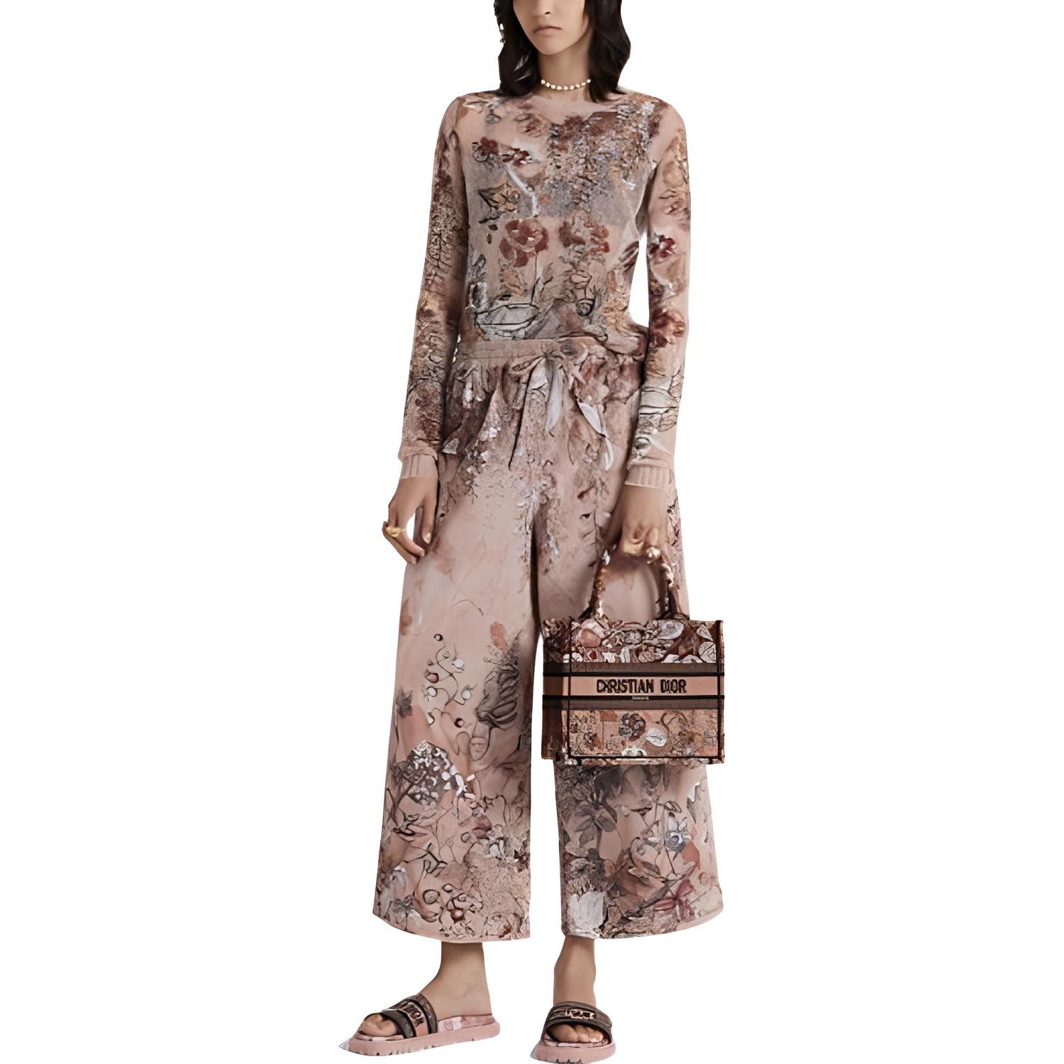 Dior Dior Floral Print Drawstring Pants Size 40 Size 28" / US 6 / IT 42 - 7 Thumbnail