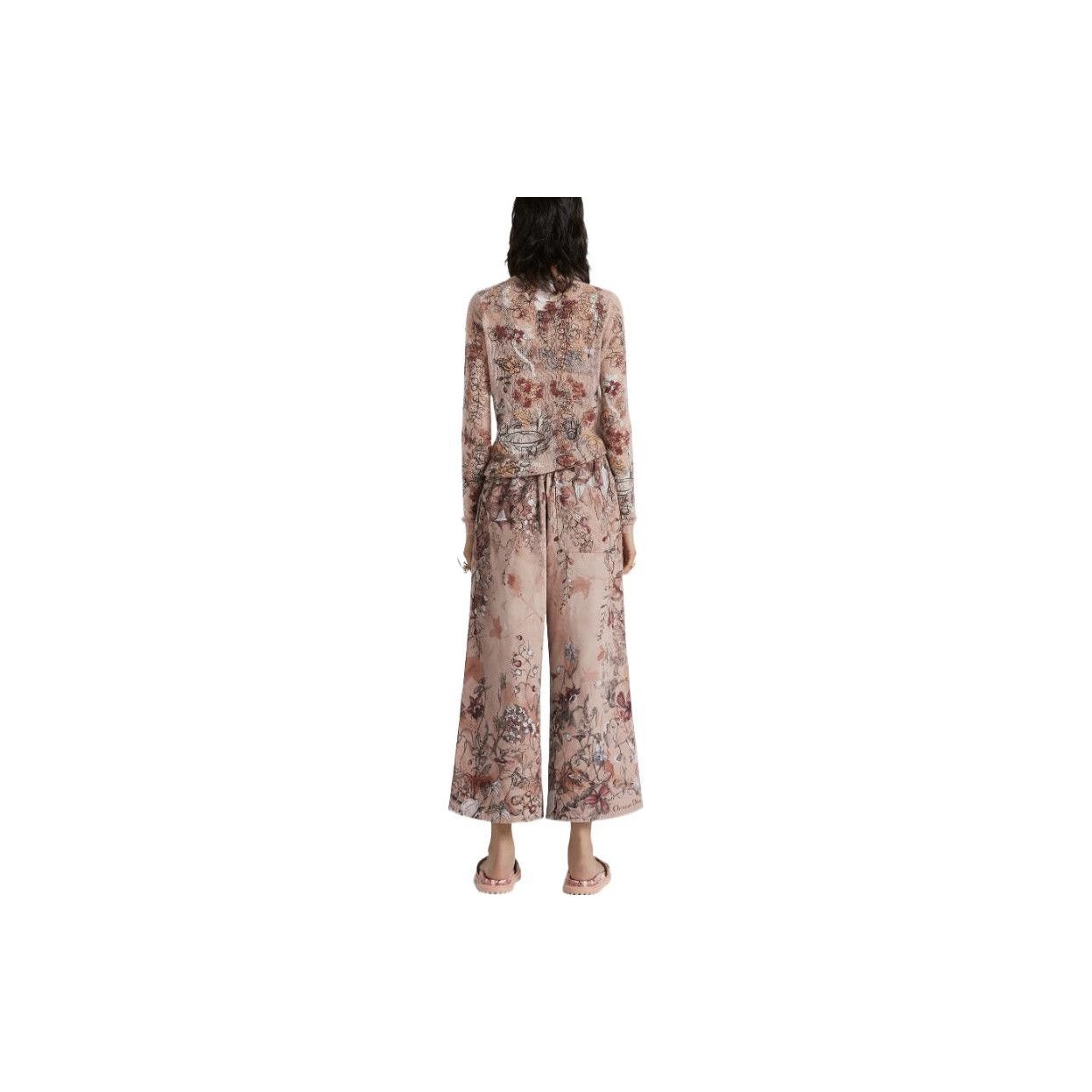Dior Dior Floral Print Drawstring Pants Size 40 Size 28" / US 6 / IT 42 - 8 Thumbnail