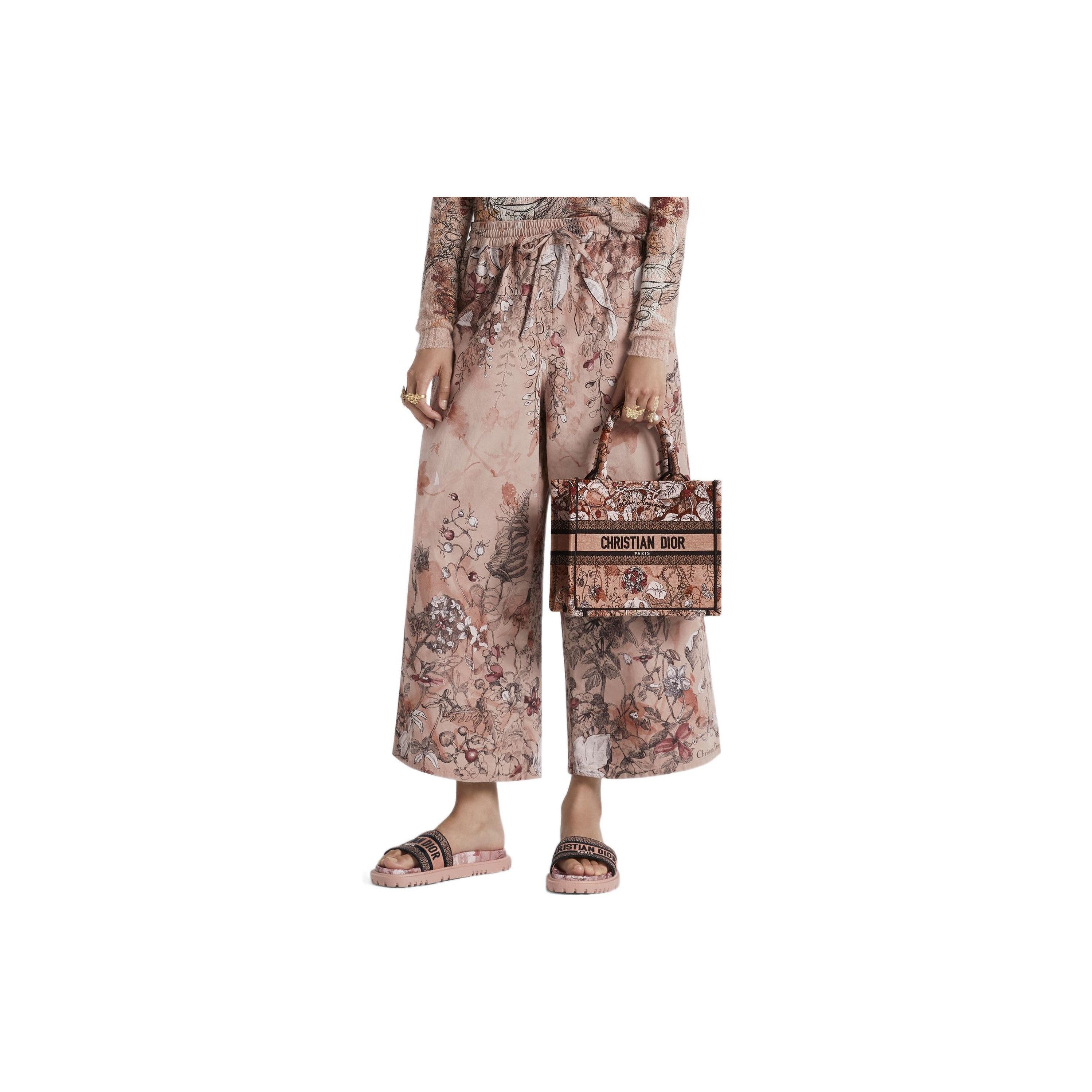 Dior Dior Floral Print Drawstring Pants Size 40 Size 28" / US 6 / IT 42 - 10 Thumbnail