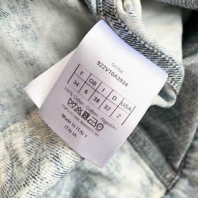 Dior Dior Tie Dye Denim Jacket Size 34 Size XS / US 0-2 / IT 36-38 - 4 Thumbnail
