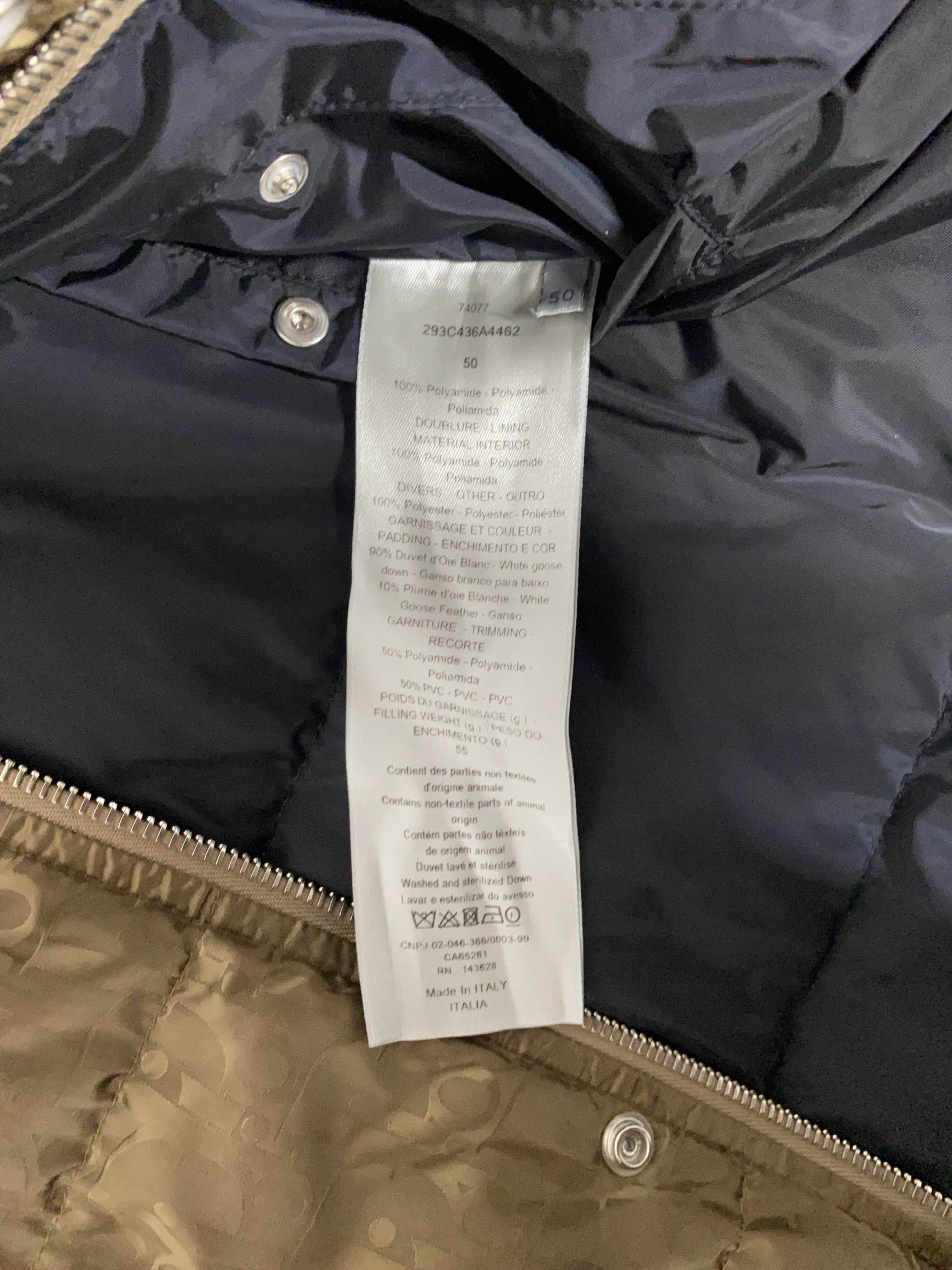 Dior Dior Monogram Down Jacket Size 50 Size US M / EU 48-50 / 2 - 4 Thumbnail