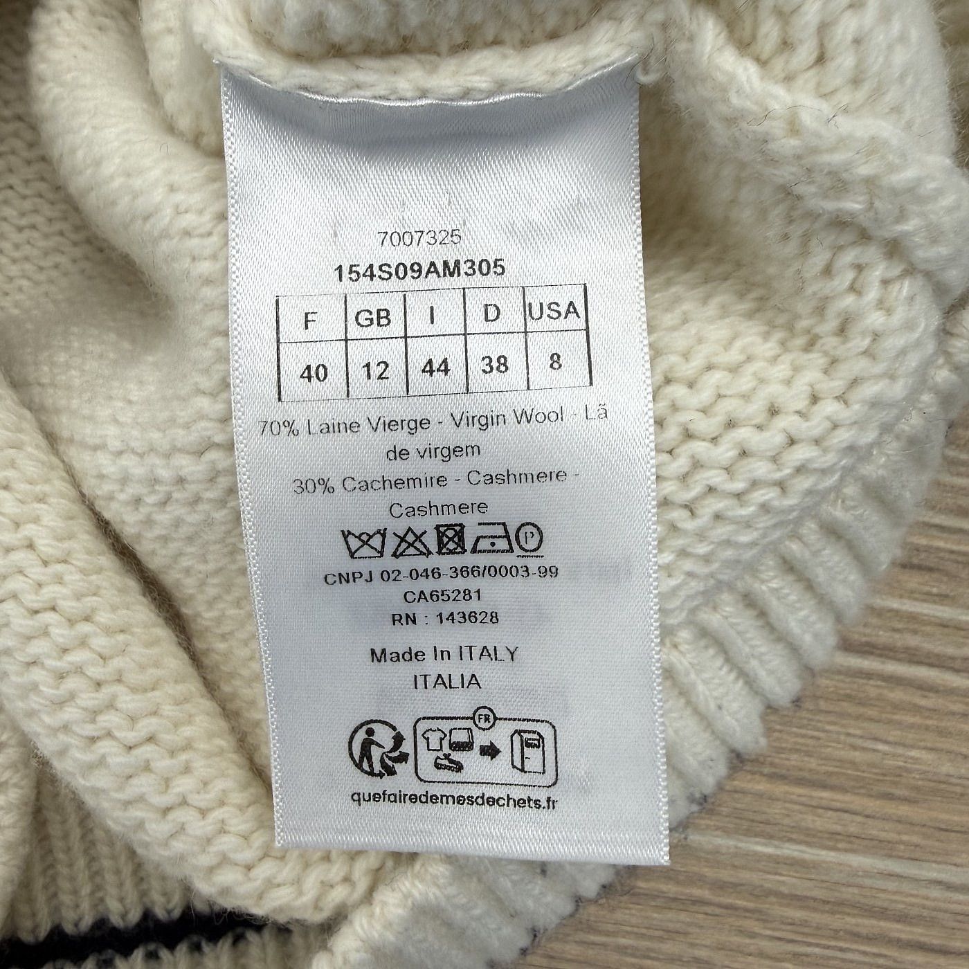 Dior Dior Logo Short Sleeve Knit Sweater Size 40 Size M / US 6-8 / IT 42-44 - 4 Thumbnail
