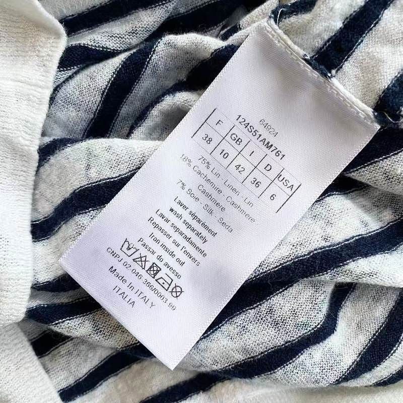 Dior Christian Dior Striped Knit Sweater Size 38 Size S / US 4 / IT 40 - 4 Thumbnail