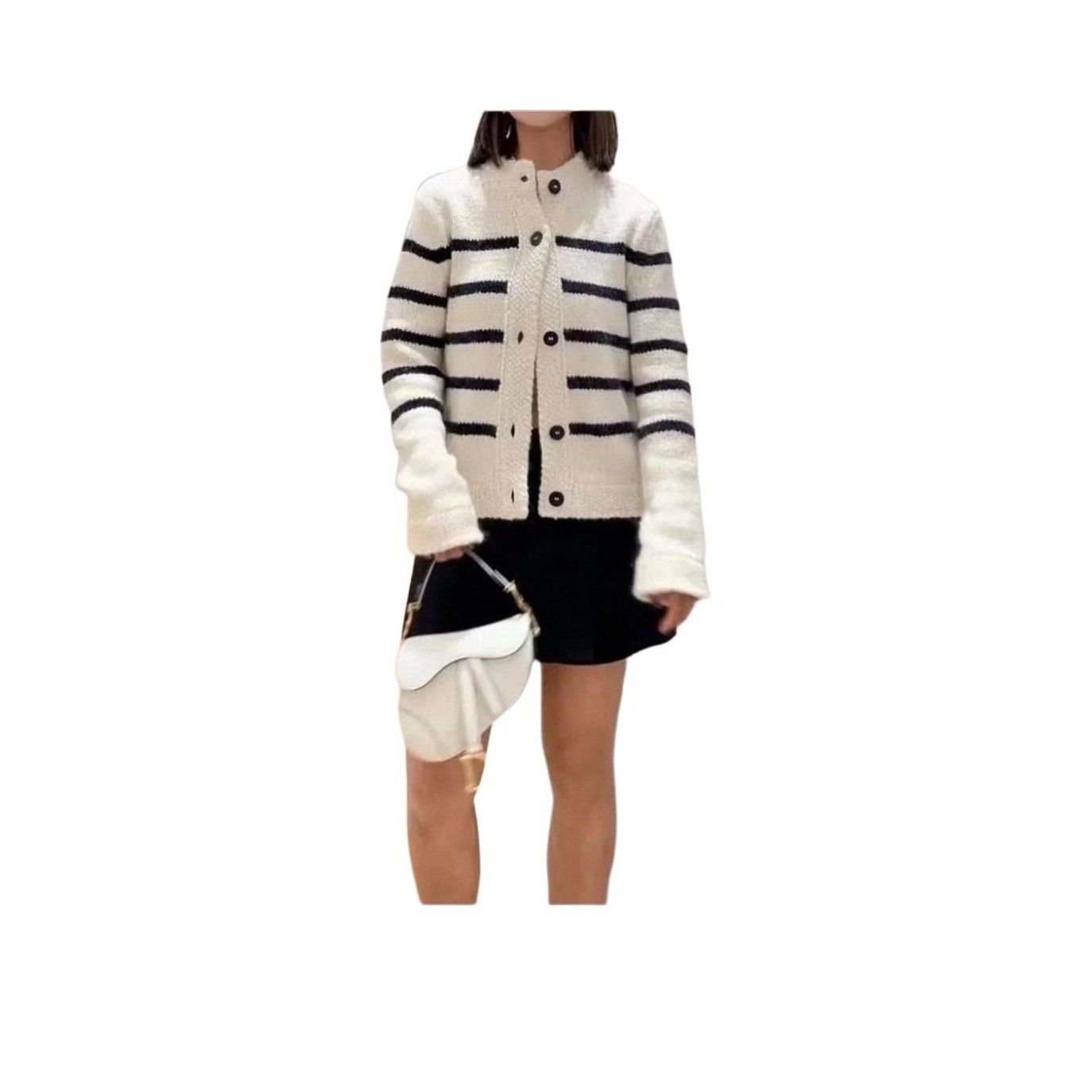 Dior Dior Striped Logo Cardigan Size 34 Size XXS / US 00 / IT 34 - 8 Thumbnail