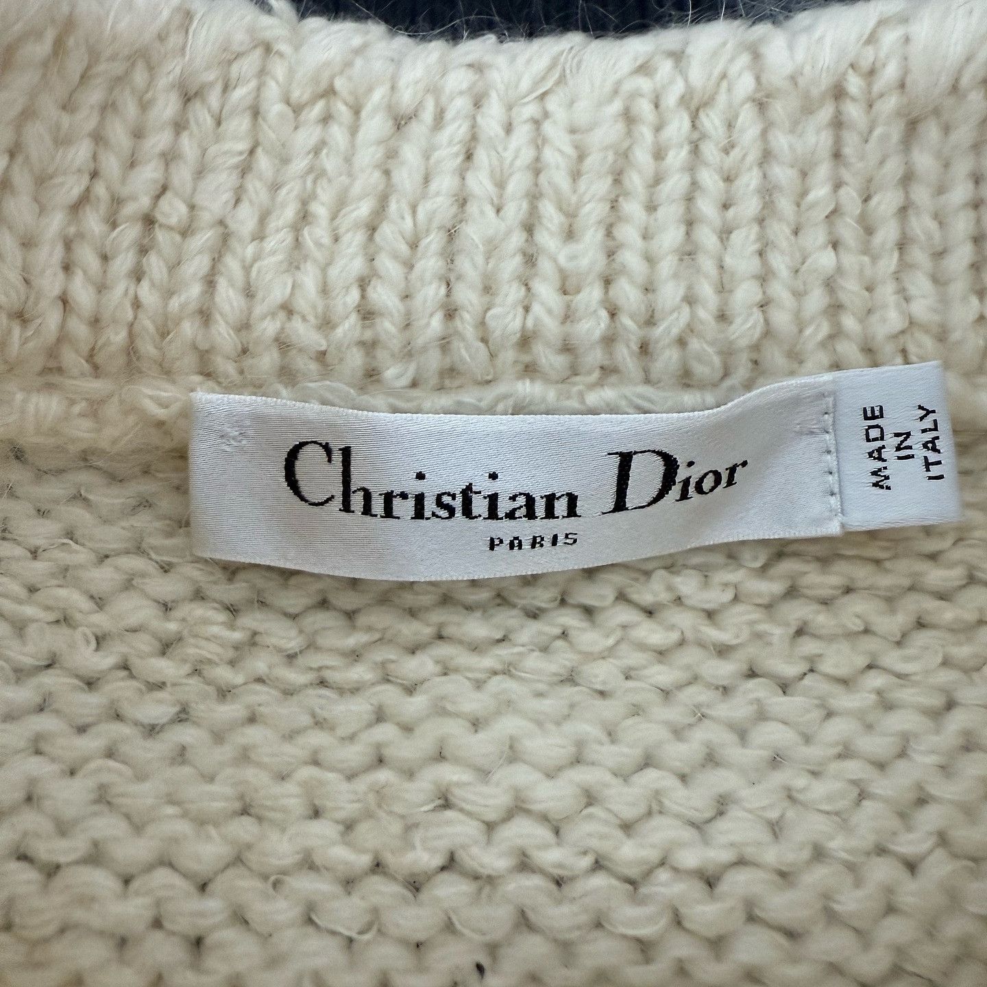 Dior Dior Striped Logo Cardigan Size 34 Size XXS / US 00 / IT 34 - 3 Thumbnail