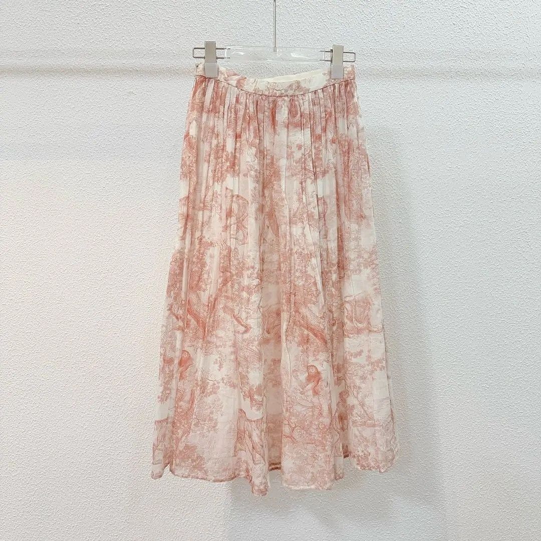 Dior Dior Toile de Jouy Print Skirt Size 34 Size 25" / US 0 / IT 36 - 7 Thumbnail