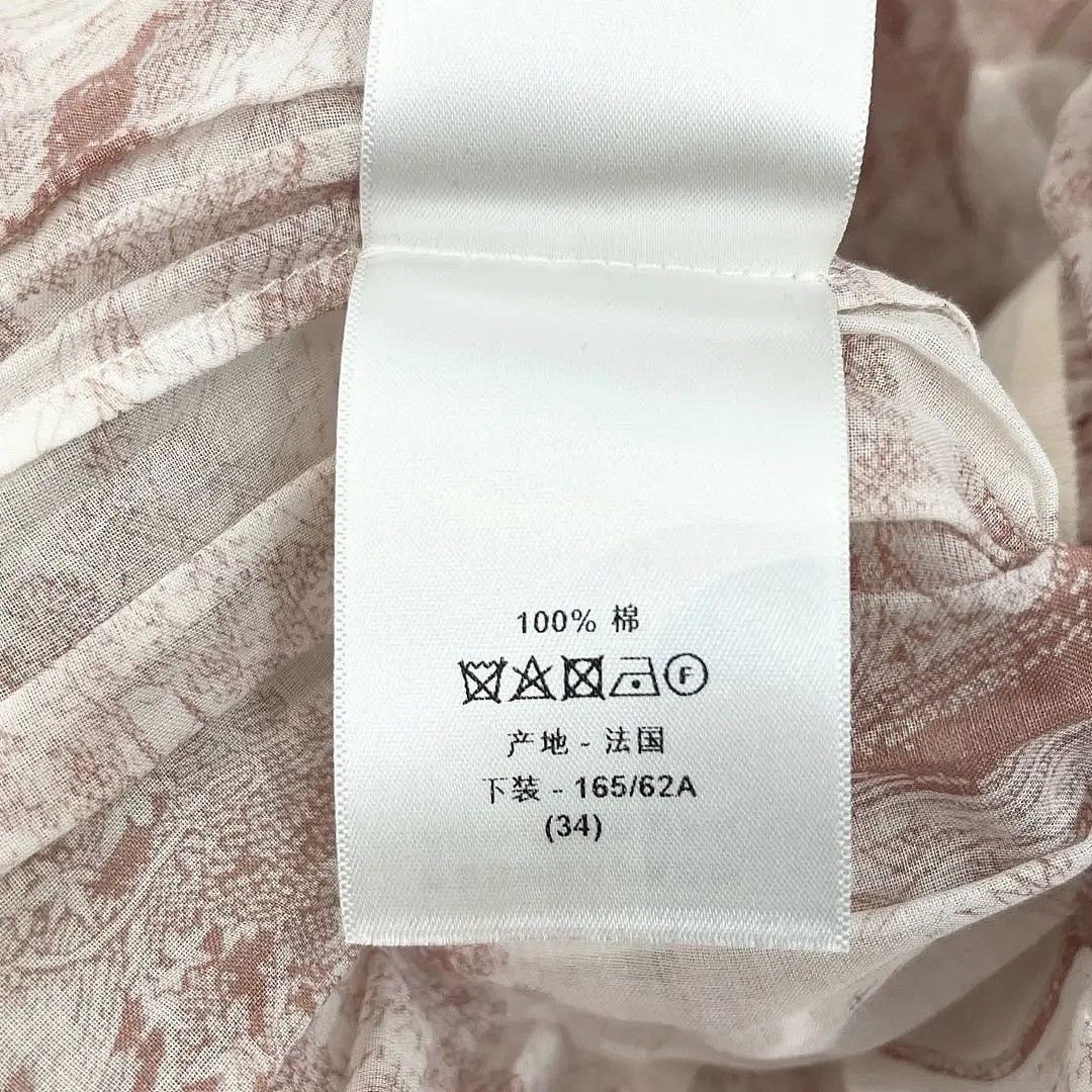 Dior Dior Toile de Jouy Print Skirt Size 34 Size 25" / US 0 / IT 36 - 5 Thumbnail