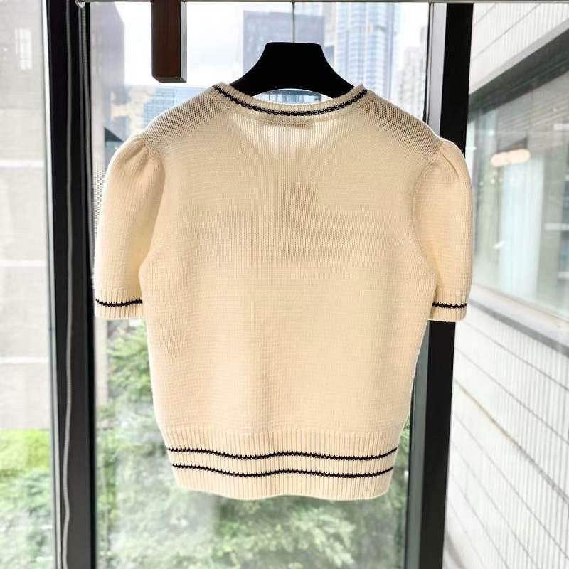 Dior Dior Christian Dior Logo Knit Top Size 40 Size M / US 6-8 / IT 42-44 - 2 Thumbnail