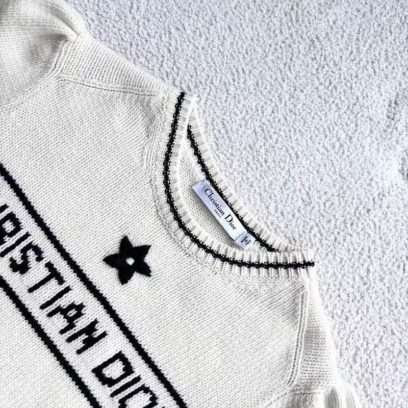 Dior Dior Christian Dior Logo Knit Top Size 40 Size M / US 6-8 / IT 42-44 - 3 Thumbnail