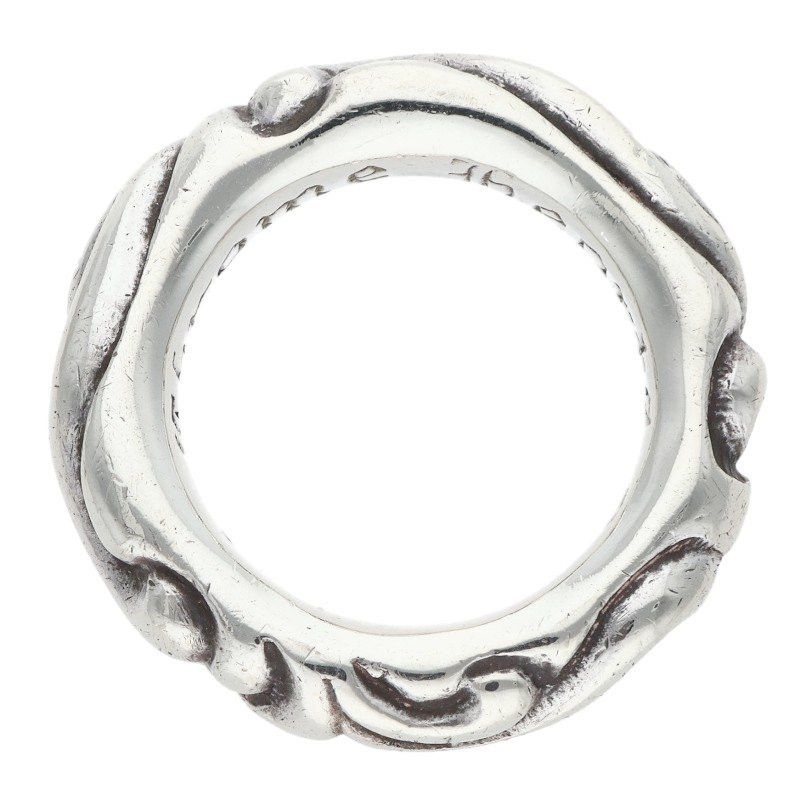 Chrome Hearts Chrome Hearts SCRL BAND Ring Silver (Silver 9.62g) Size ONE SIZE - 5 Thumbnail