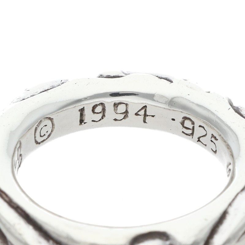 Chrome Hearts Chrome Hearts SCRL BAND Ring Silver (Silver 9.62g) Size ONE SIZE - 4 Thumbnail