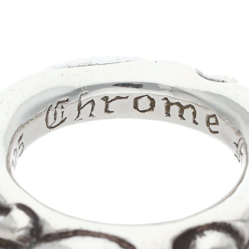 Chrome Hearts Chrome Hearts SCRL BAND Ring Silver (Silver 9.62g) Size ONE SIZE - 3 Thumbnail