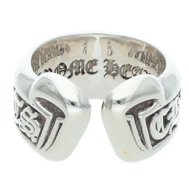 Chrome Hearts Chrome Hearts SM SCROLL LABEL Ring Silver (Silver 7.75g) Size ONE SIZE - 2 Thumbnail