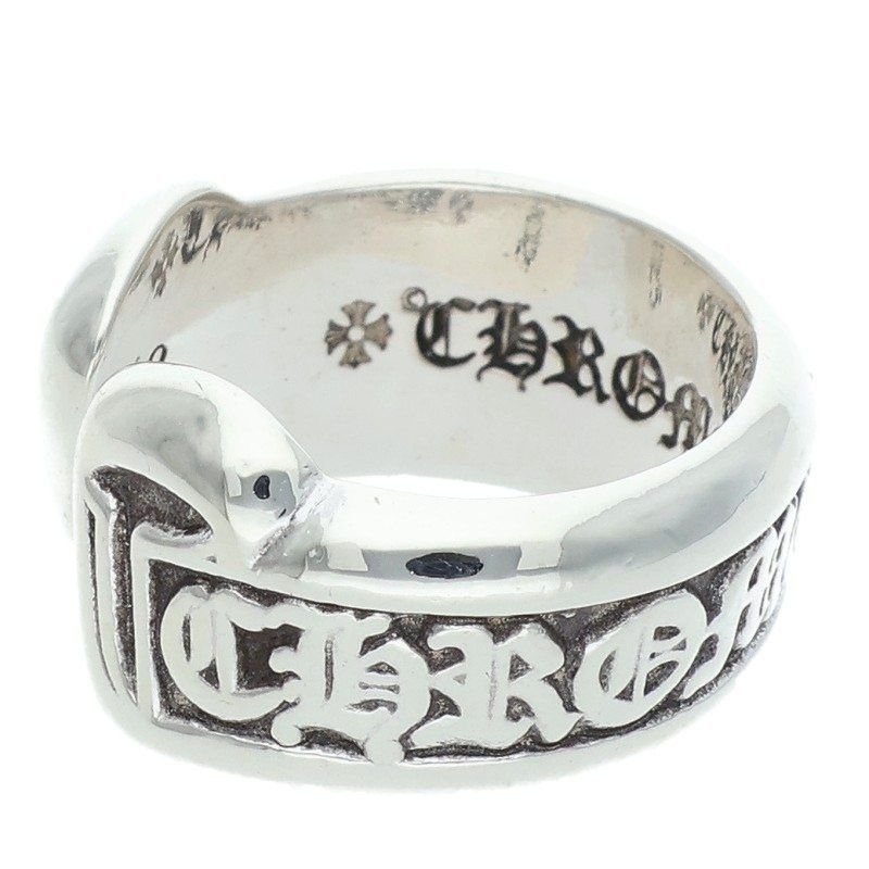 Chrome Hearts Chrome Hearts SM SCROLL LABEL Ring Silver (Silver 7.75g) Size ONE SIZE - 5 Thumbnail