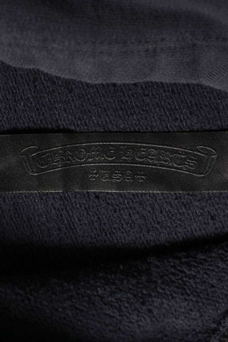 Chrome Hearts Chrome Hearts Label Cross Patch Hoodie Navy/Silver Size L Size US L / EU 52-54 / 3 - 3 Thumbnail