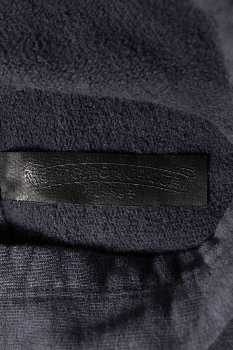 Chrome Hearts Chrome Hearts Label Cross Patch Hoodie Navy/Silver Size S Size US S / EU 44-46 / 1 - 3 Thumbnail