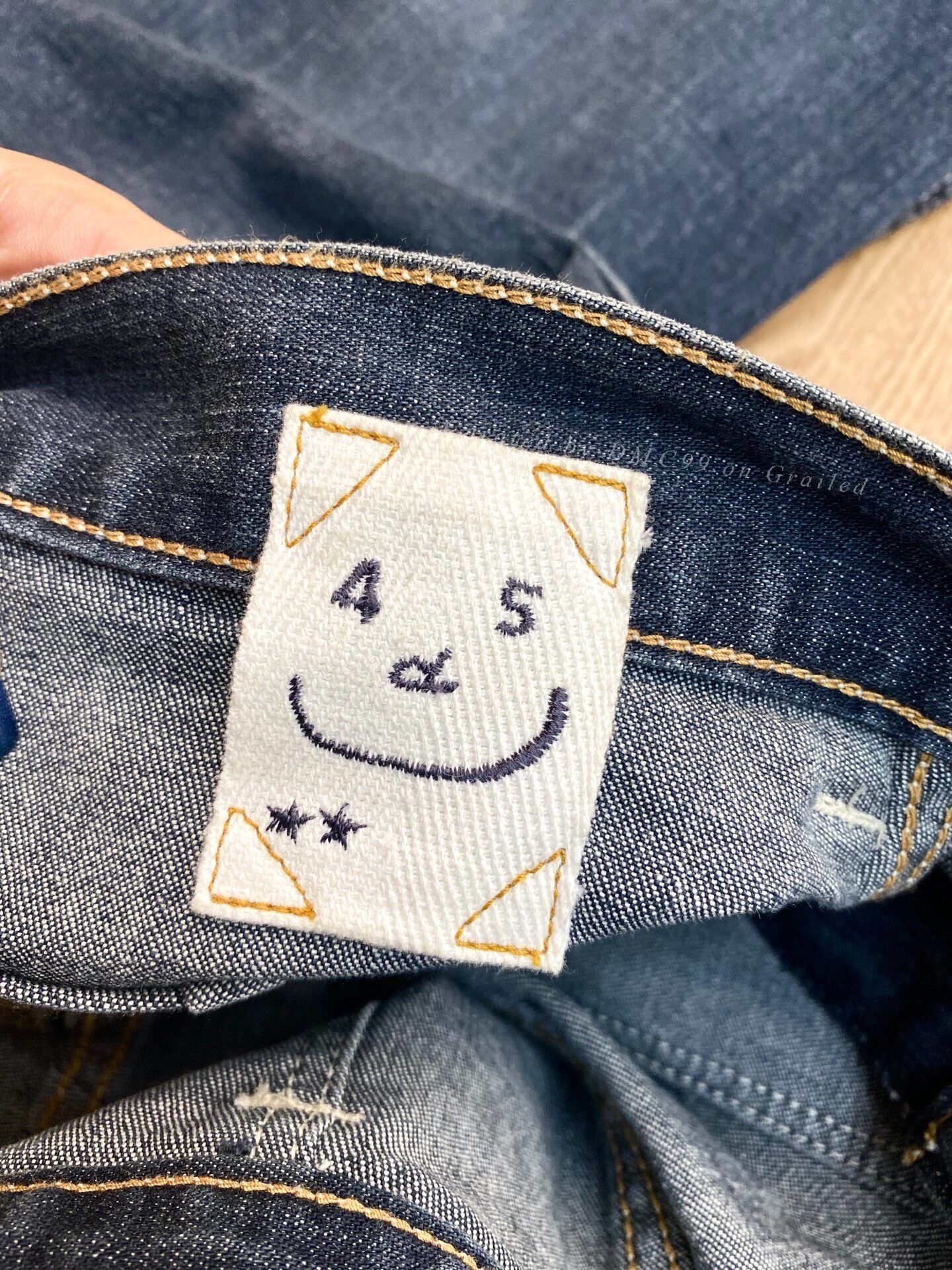 45rpm 45R New Unisex Japanese Denim Jeans Size 27" / US 4 / IT 40 - 7 Thumbnail