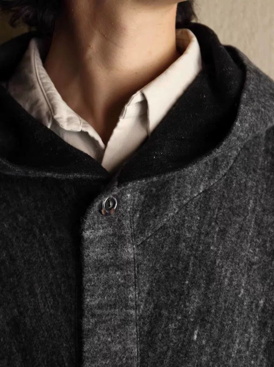 MITTAN Mittan CT-40 Wool Hemp Hooded Coat Size US M / EU 48-50 / 2 - 3 Thumbnail
