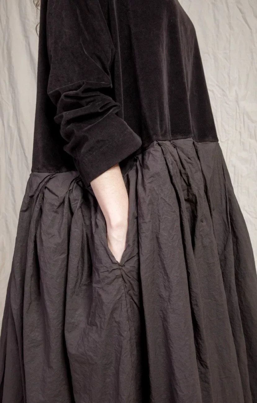 Other ALBUM DI FAMIGLIA Black Spliced Dress S Size S / US 4 / IT 40 - 3 Thumbnail