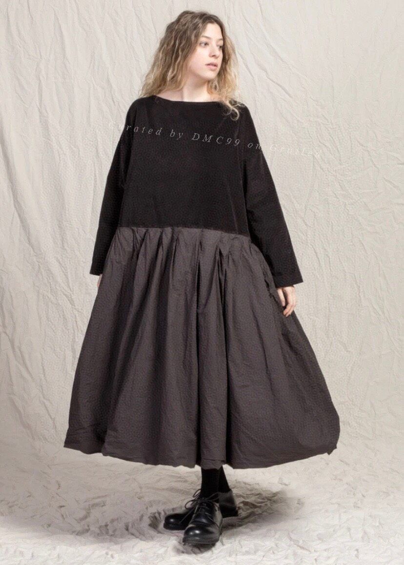 Other ALBUM DI FAMIGLIA Black Spliced Dress S Size S / US 4 / IT 40 - 6 Thumbnail