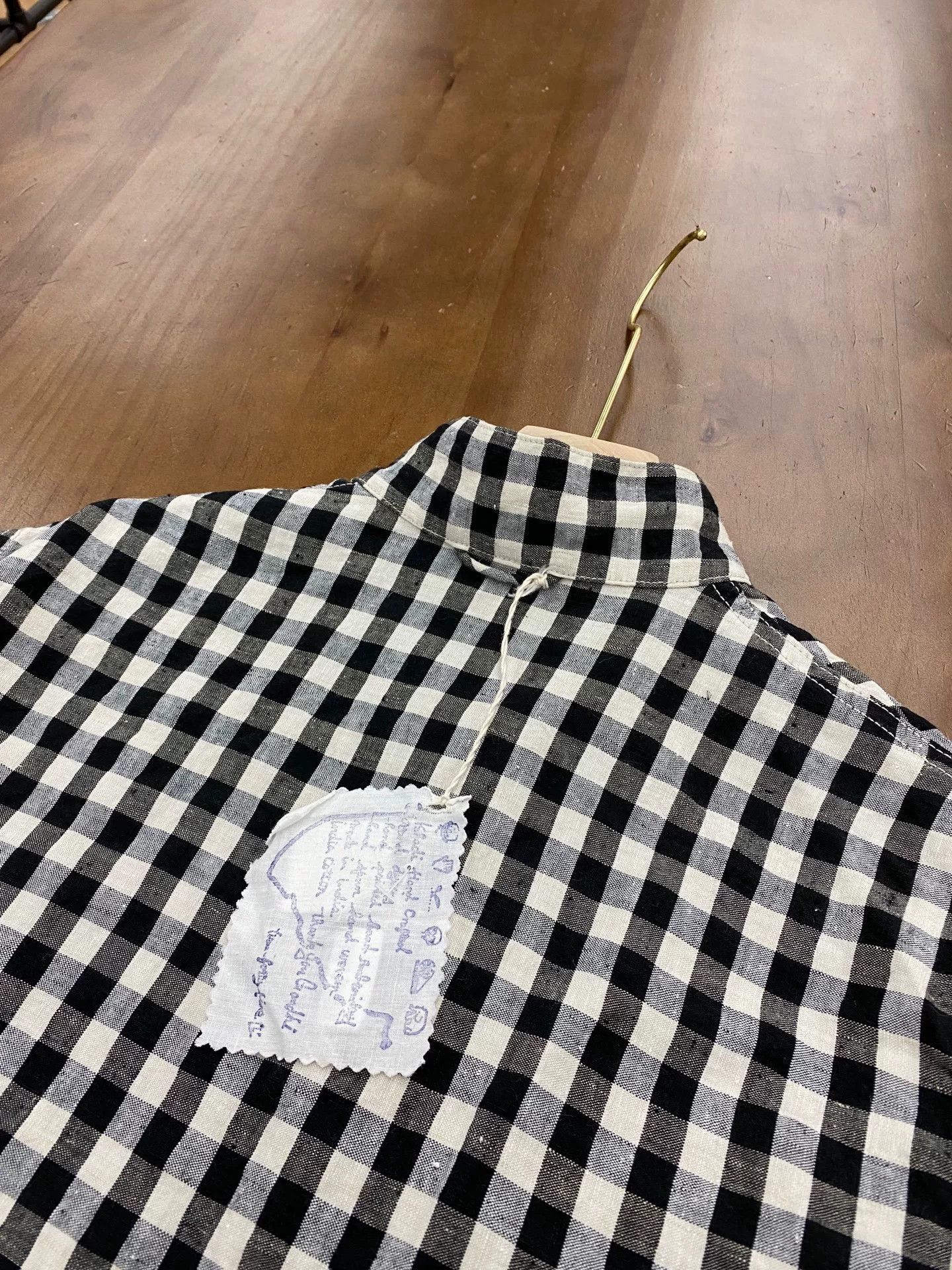 45rpm 45R Linen Check Top Size M / US 6-8 / IT 42-44 - 5 Thumbnail