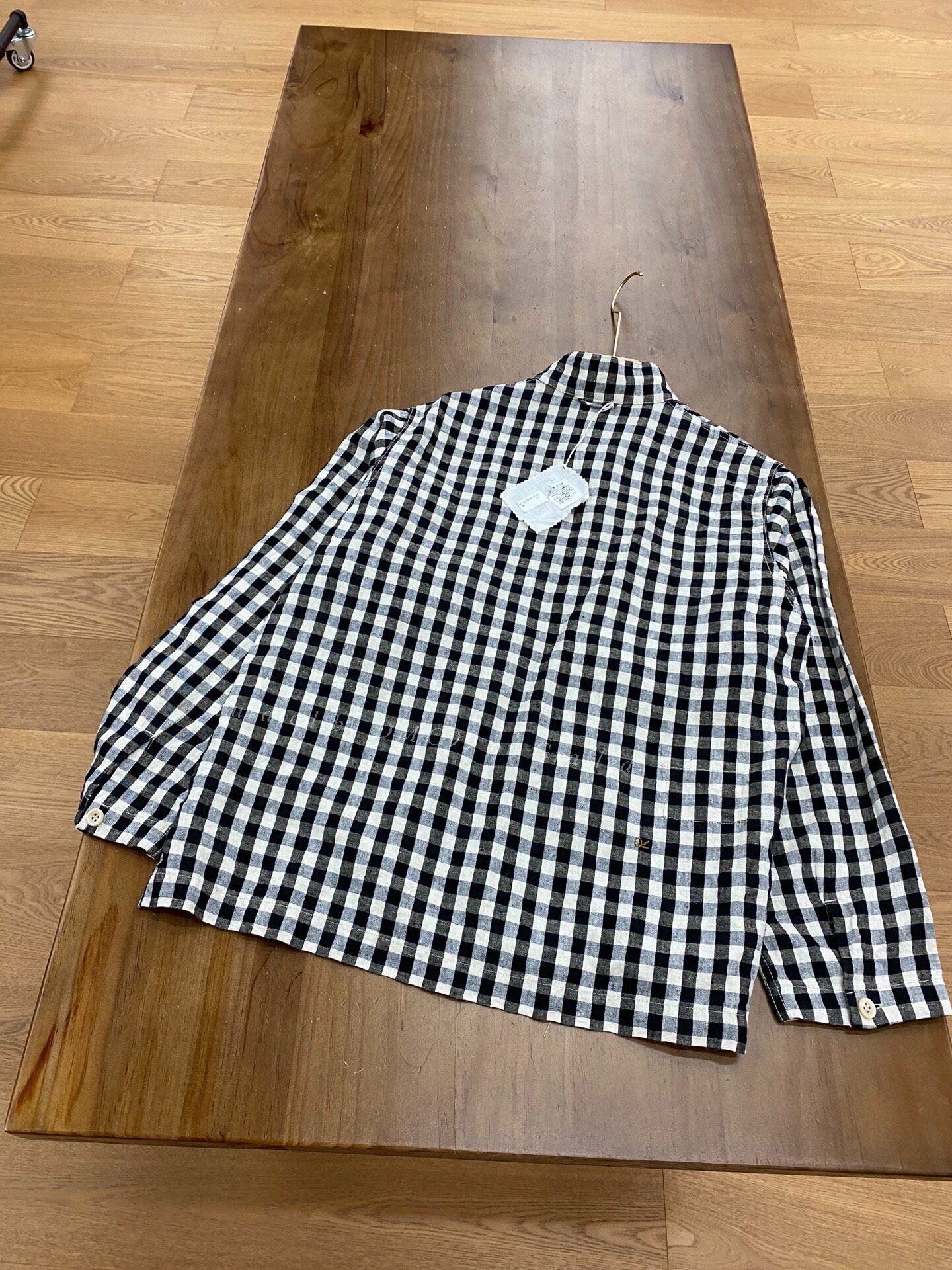 45rpm 45R Linen Check Top Size M / US 6-8 / IT 42-44 - 4 Thumbnail
