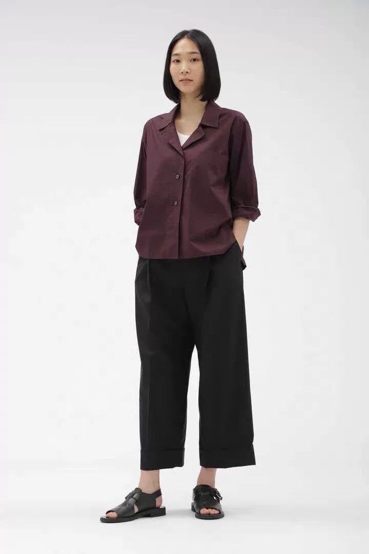 Margaret Howell MARGARET HOWELL Burgundy Shirt 24AW Size US M / EU 48-50 / 2 - 5 Thumbnail