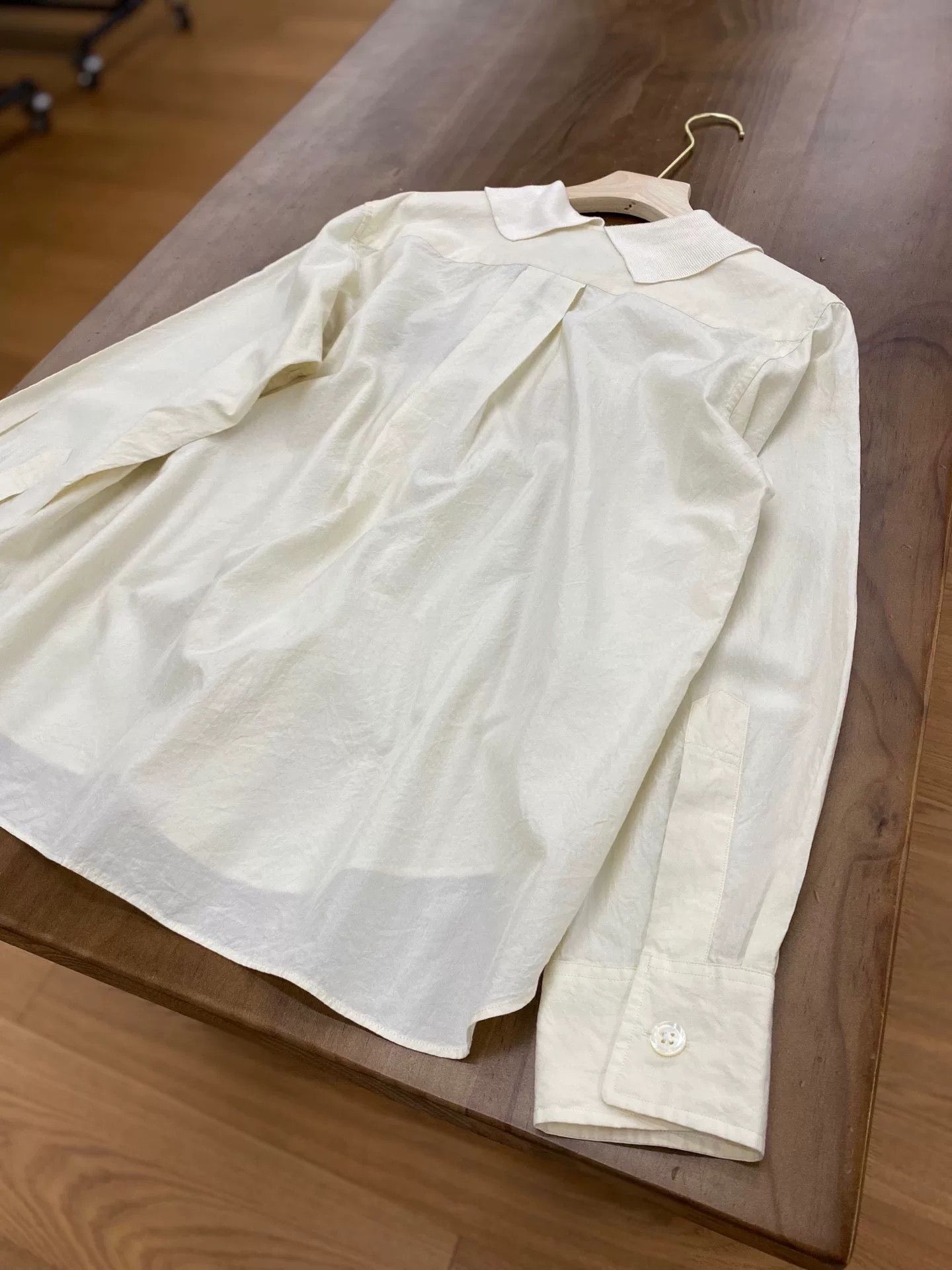 Other MHL White Minimalist Silk-Cotton Shirt Size M / US 6-8 / IT 42-44 - 6 Thumbnail