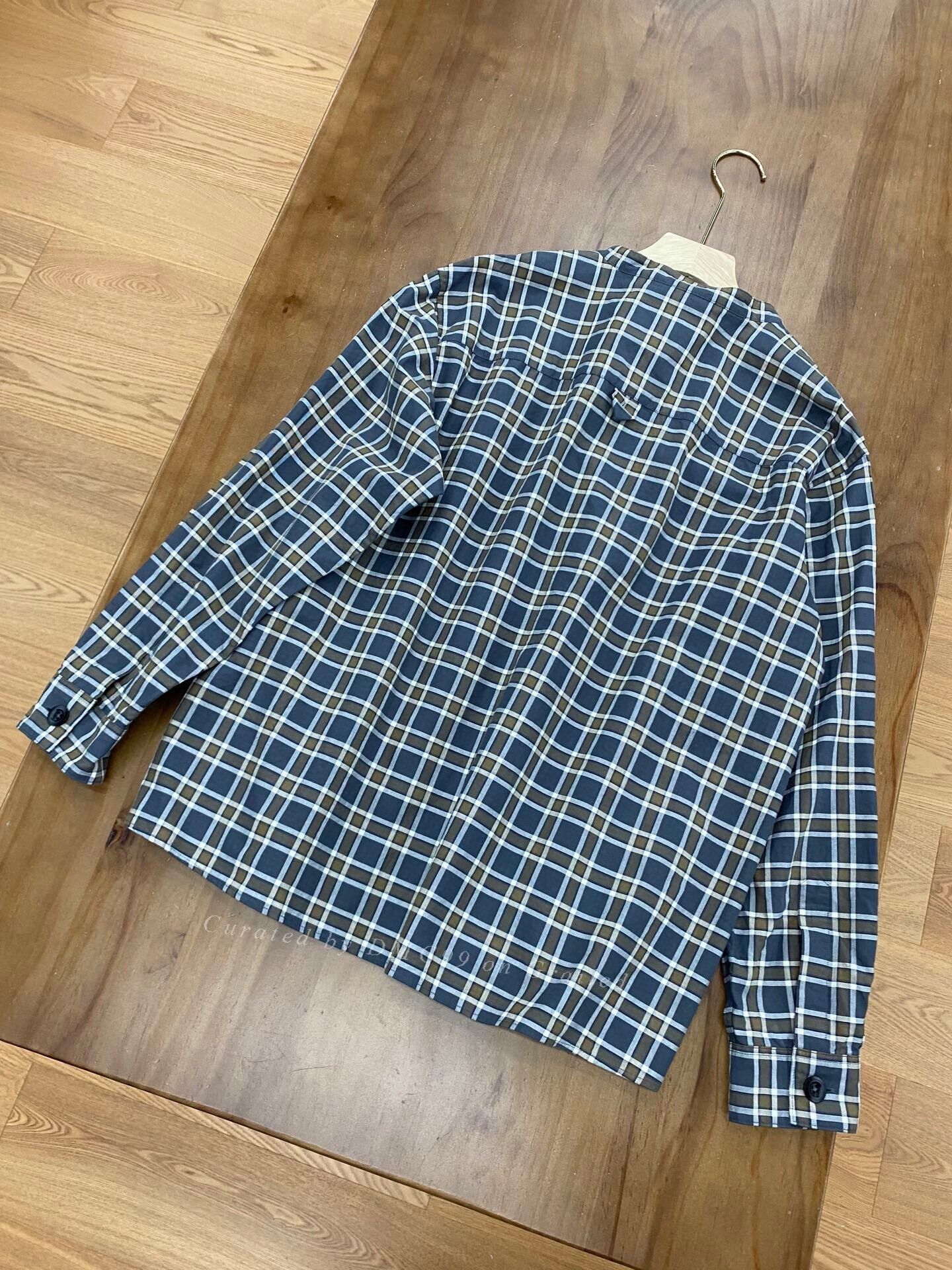 MHI MHL 24AW Women's Cotton Check Shirt Size M / US 6-8 / IT 42-44 - 6 Thumbnail