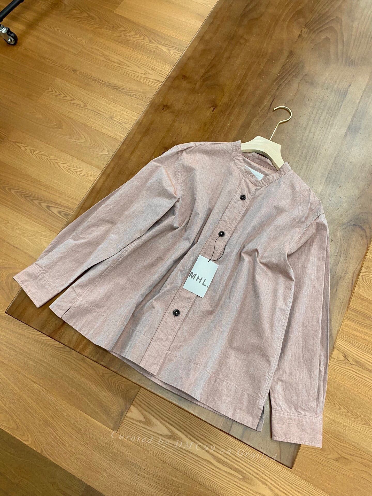 MHI MHL Natural Cotton Chambray Loose Shirt Size US S / EU 44-46 / 1 - 6 Thumbnail