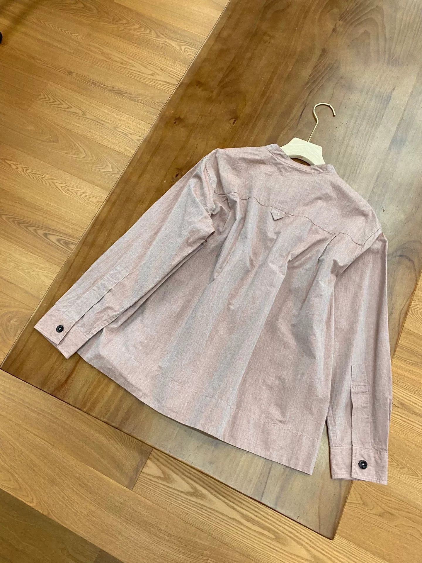 MHI MHL Natural Cotton Chambray Loose Shirt Size US S / EU 44-46 / 1 - 7 Thumbnail