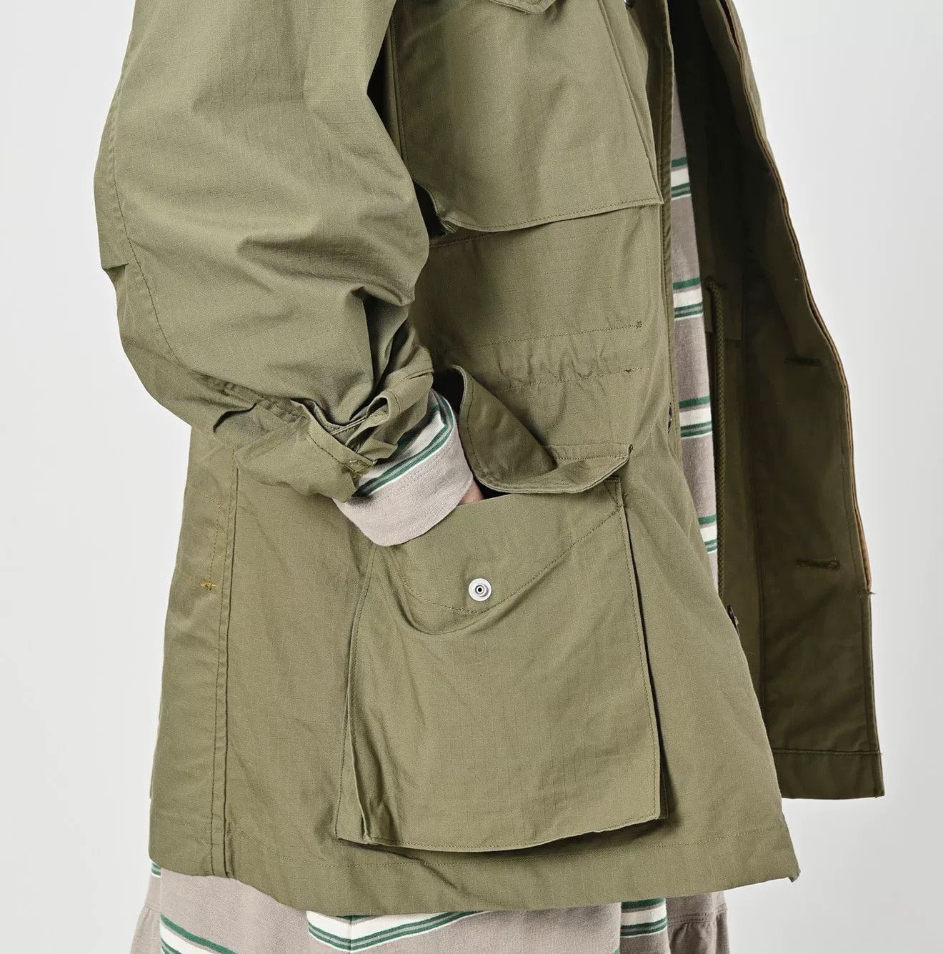 45rpm 45r Military-Inspired Nylon Jacket Size US M / EU 48-50 / 2 - 8 Thumbnail