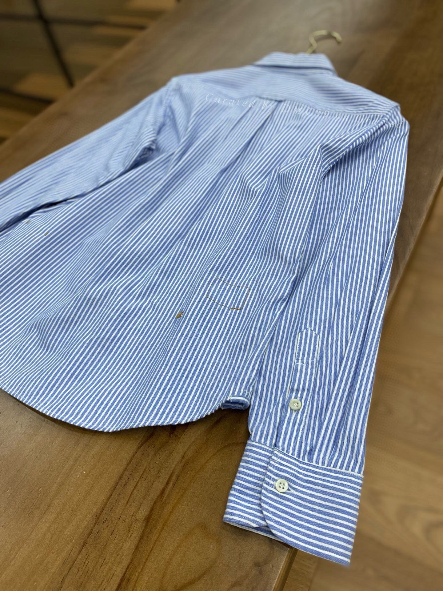 45rpm 45r Blue White Striped Long-Sleeve Shirt Size US M / EU 48-50 / 2 - 3 Thumbnail