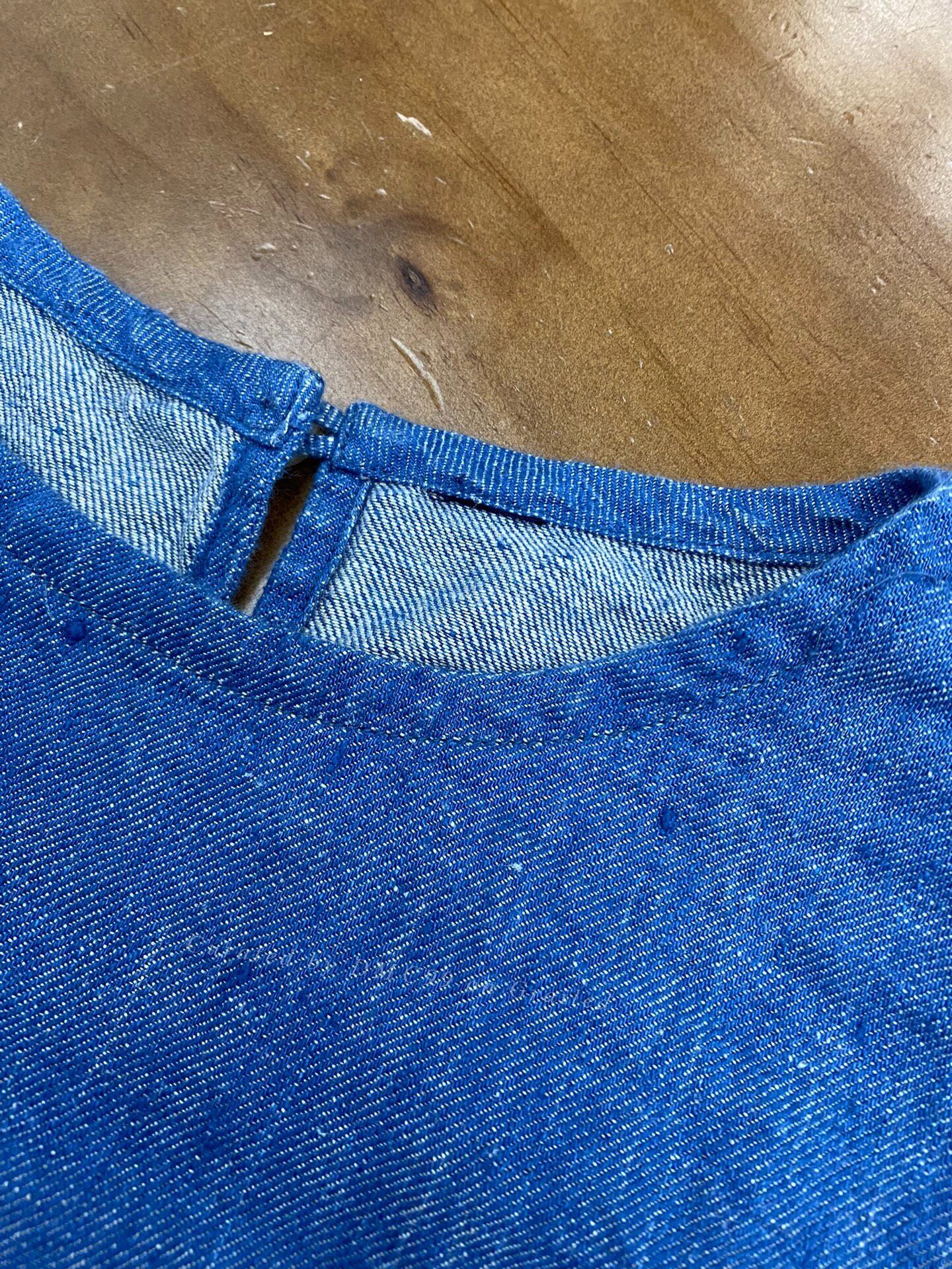 45rpm 45R Cotton Denim Shirt Size M / US 6-8 / IT 42-44 - 5 Thumbnail