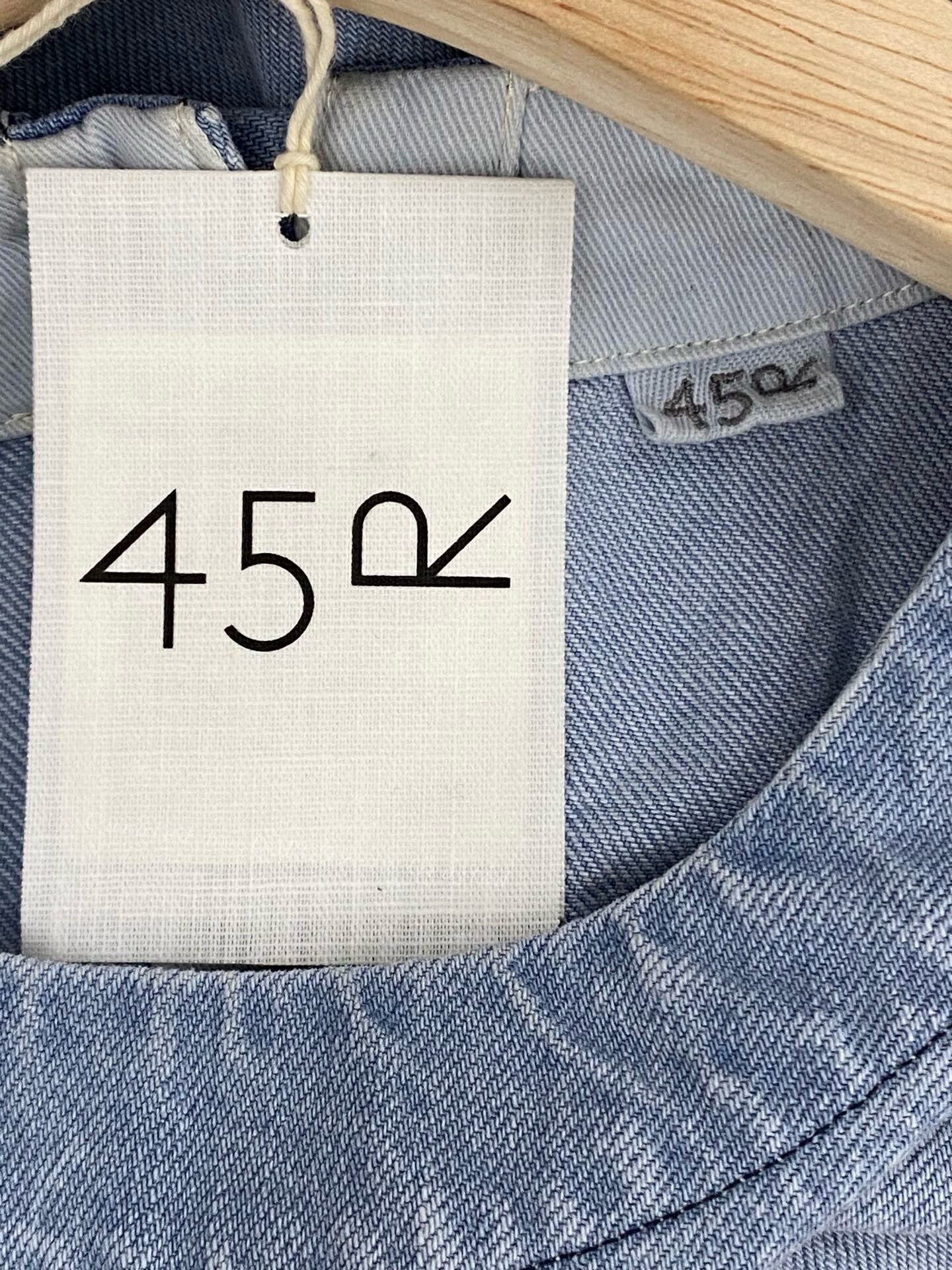 45rpm 45R OneOne Limited Japan Cotton Denim Robe Size M / US 6-8 / IT 42-44 - 8 Thumbnail