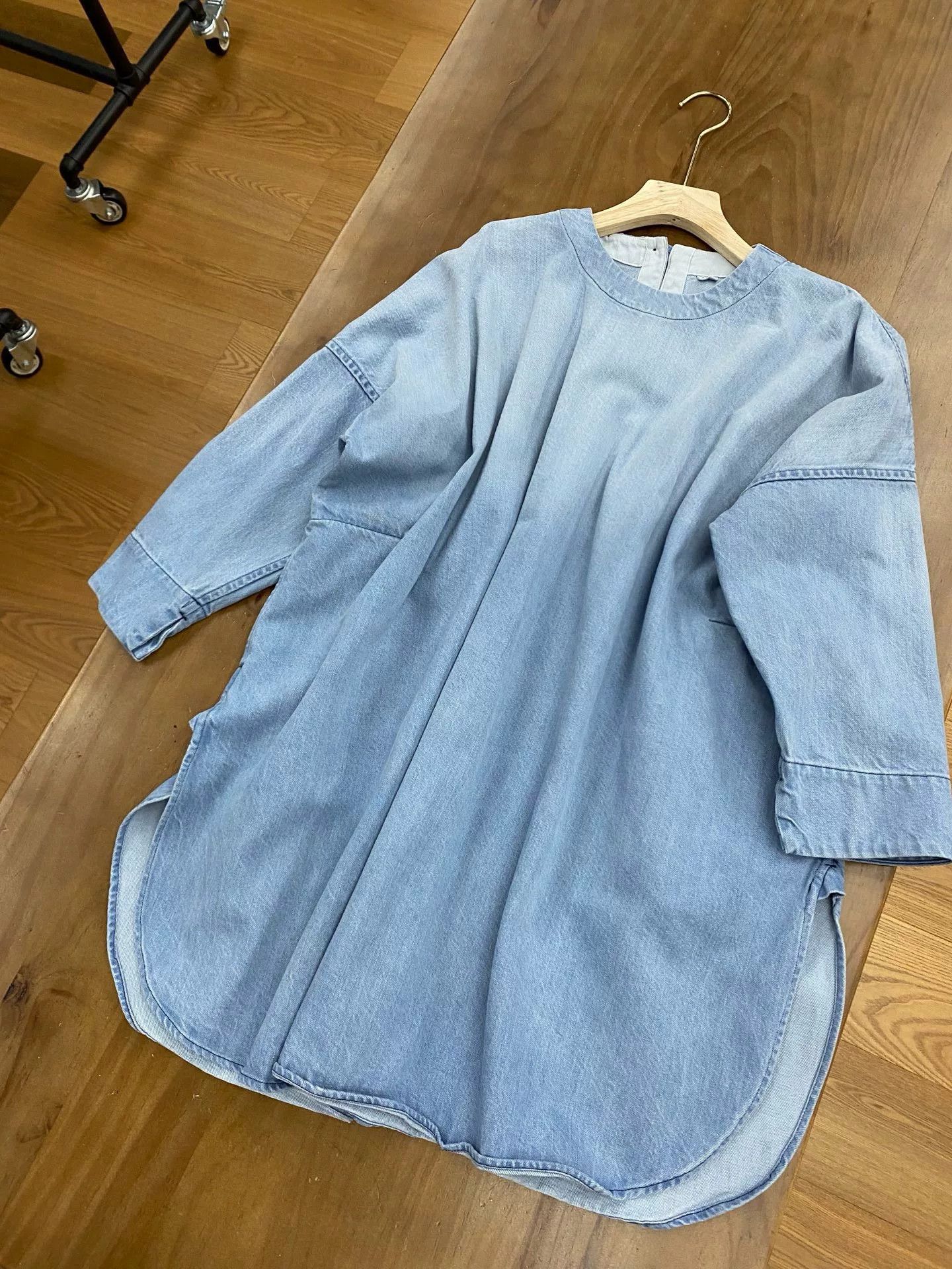 45rpm 45R OneOne Limited Japan Cotton Denim Robe Size M / US 6-8 / IT 42-44 - 4 Thumbnail