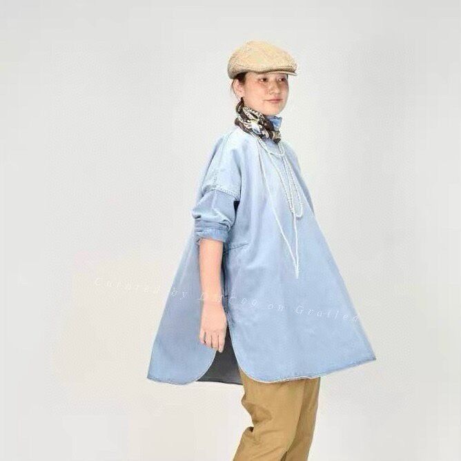 45rpm 45R OneOne Limited Japan Cotton Denim Robe Size M / US 6-8 / IT 42-44 - 3 Thumbnail