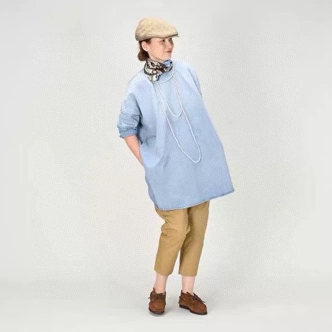 45rpm 45R OneOne Limited Japan Cotton Denim Robe Size M / US 6-8 / IT 42-44 - 2 Thumbnail