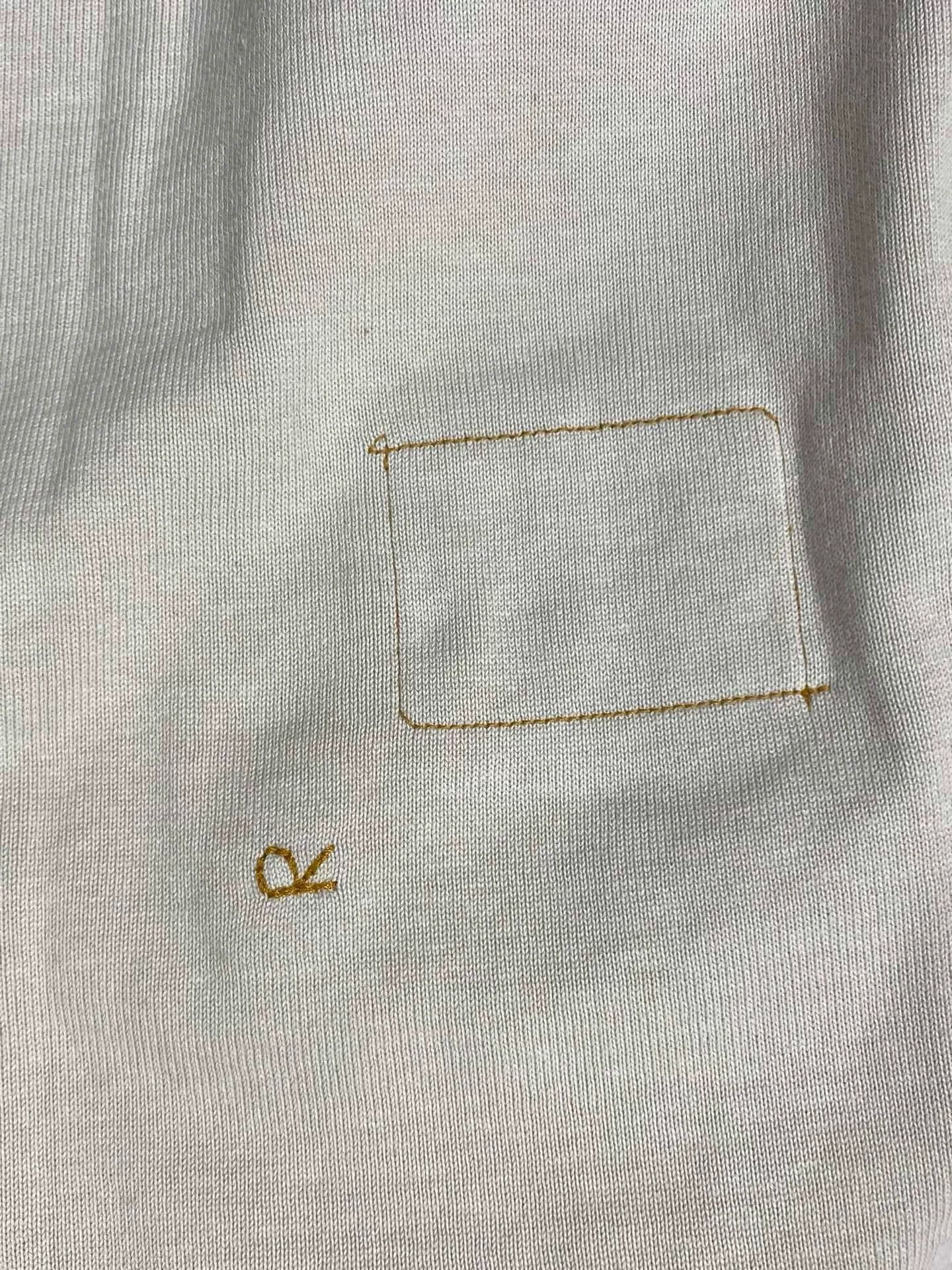 45rpm 45R Cotton Oversized Knit T-shirt Size US L / EU 52-54 / 3 - 8 Thumbnail