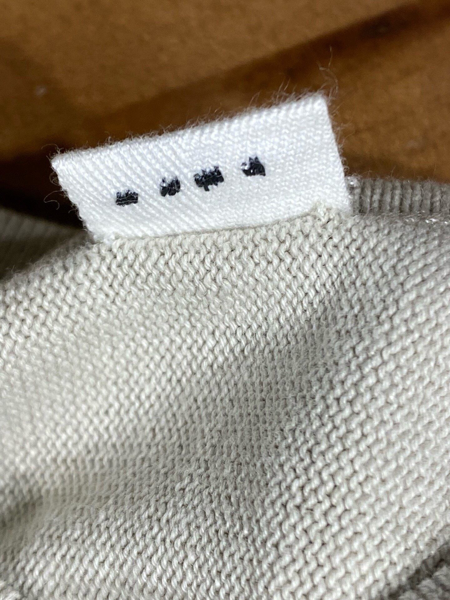 45rpm 45R Cotton Oversized Knit T-shirt Size US L / EU 52-54 / 3 - 7 Thumbnail