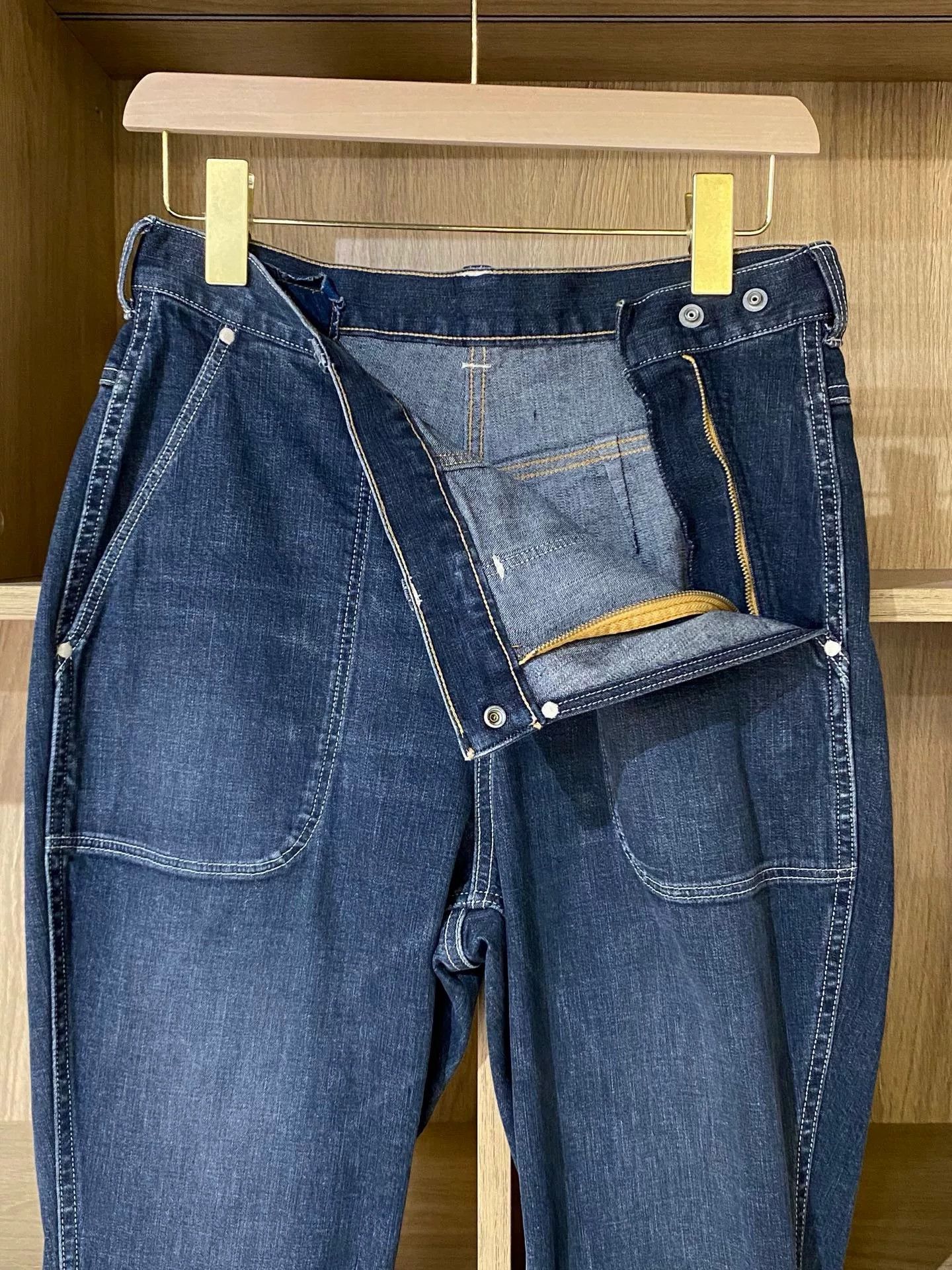 45rpm 45R Dark Gray Denim Pants Size 28" / US 6 / IT 42 - 7 Thumbnail
