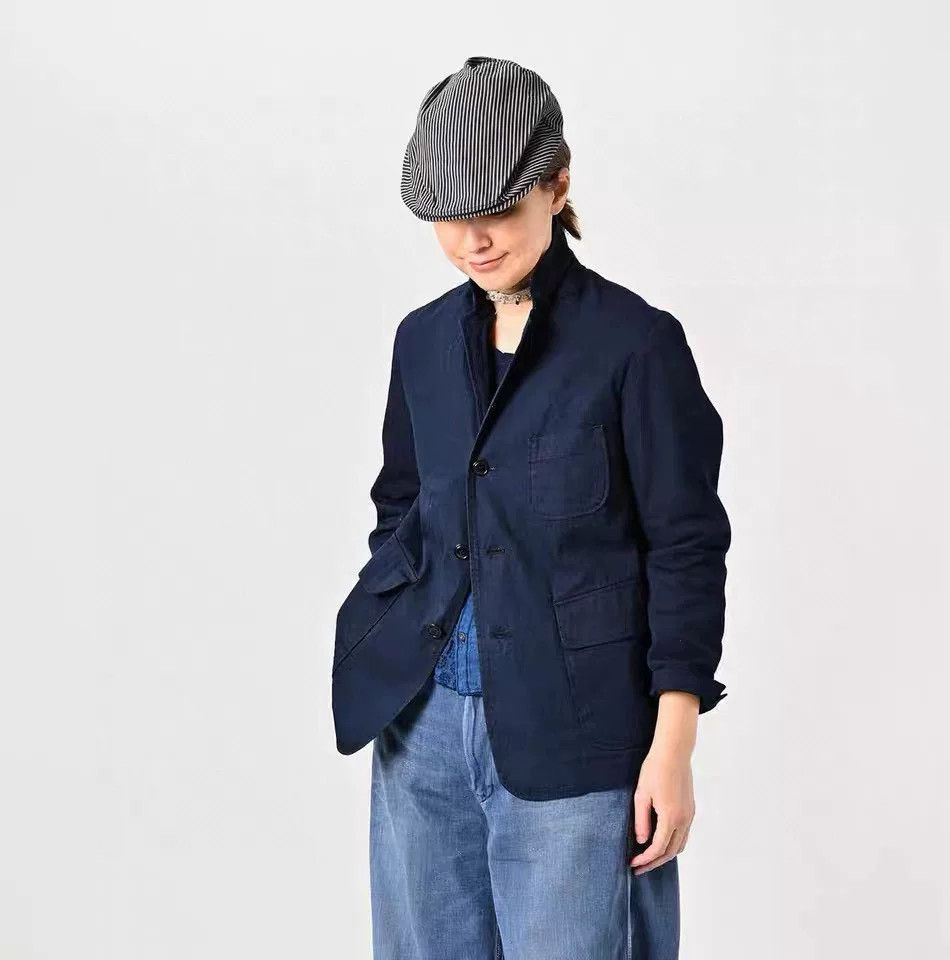 45rpm 45R Retro Blue Denim Blazer Unisex Size US S / EU 44-46 / 1 - 9 Thumbnail