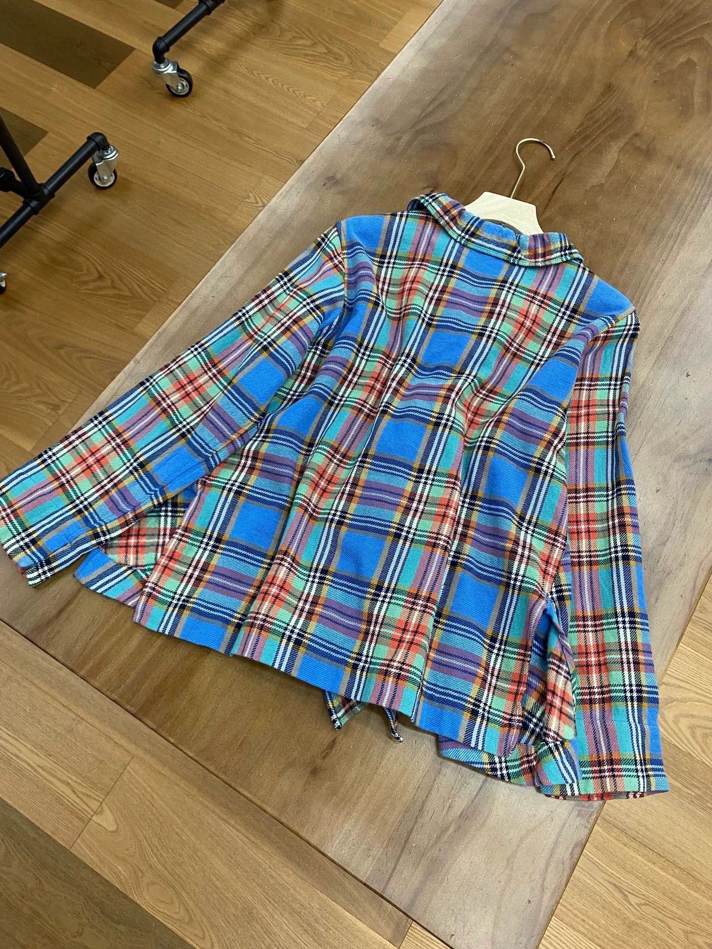 45rpm 45R New Flannel Check Shirt Size US M / EU 48-50 / 2 - 3 Thumbnail