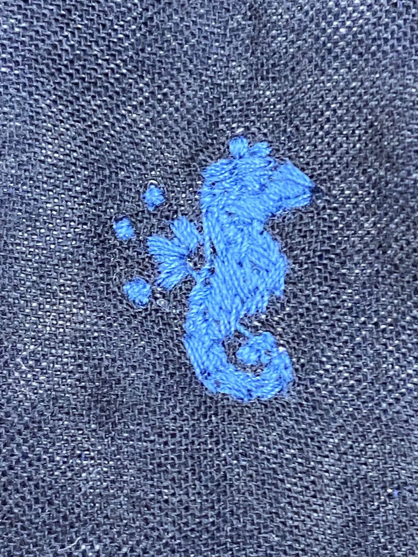 45rpm 45R Indigo Embroidered Work Shirt Jacket Size US S / EU 44-46 / 1 - 7 Thumbnail