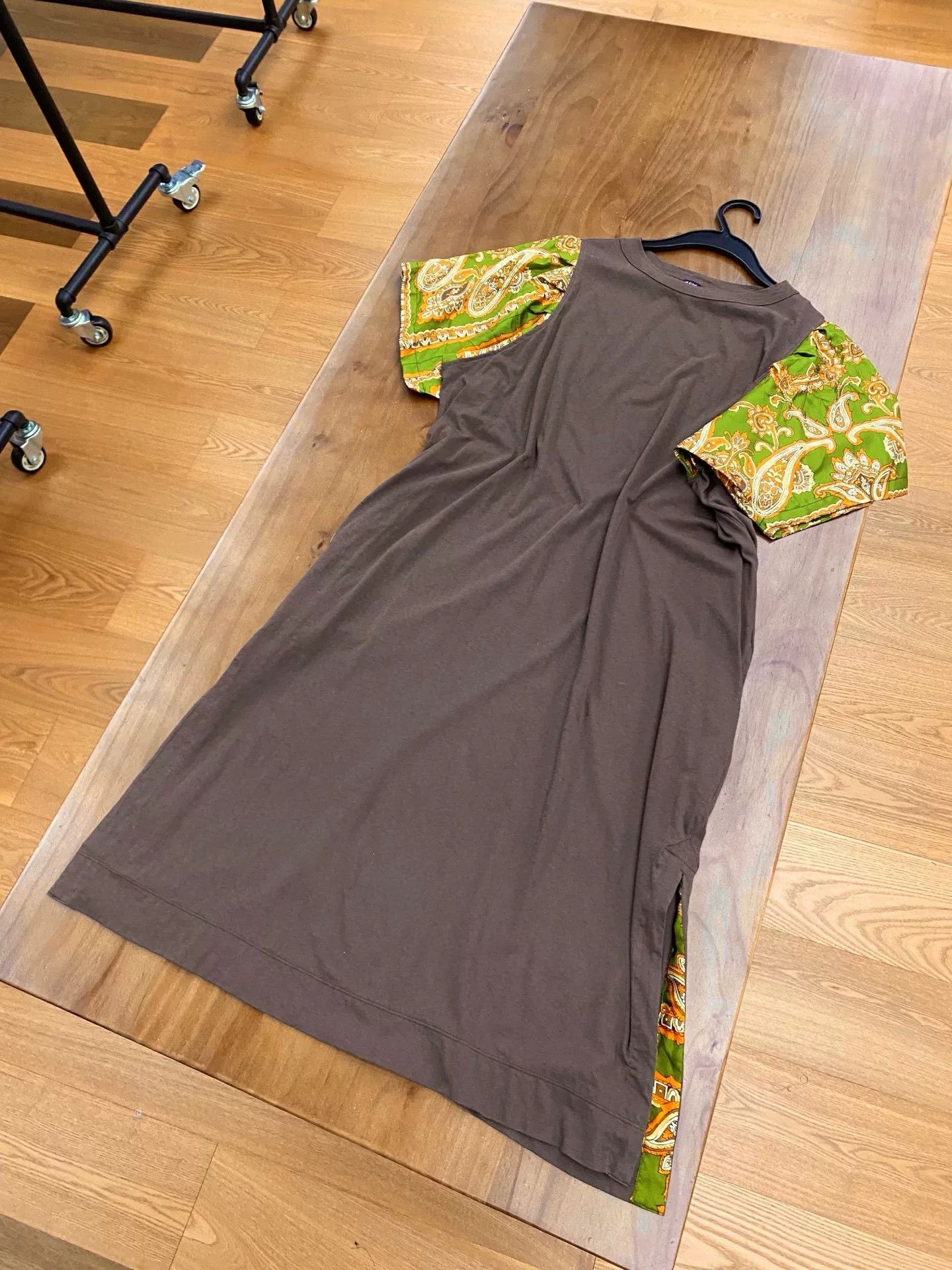 45rpm 45R Silk Sleeve Cotton Dress Size M / US 6-8 / IT 42-44 - 2 Thumbnail